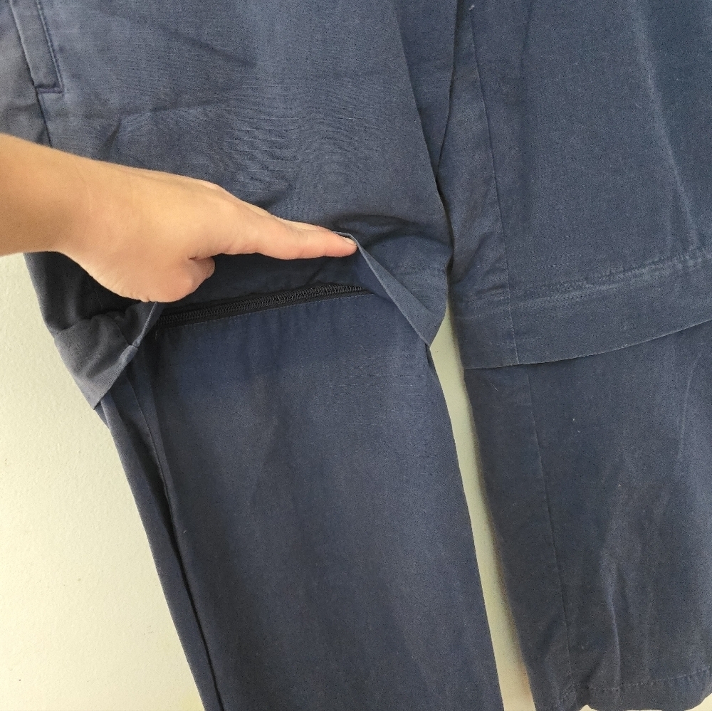 Lauren Ralph Lauren Women's Convertible Zip Off Cargo Pants Rip Stop  8 *read - Picture 5 of 13